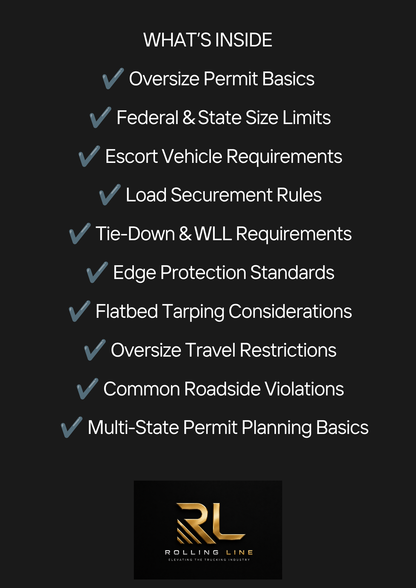 Flatbed & Oversize Load Guide - Permits, Securement & OS/OW Compliance