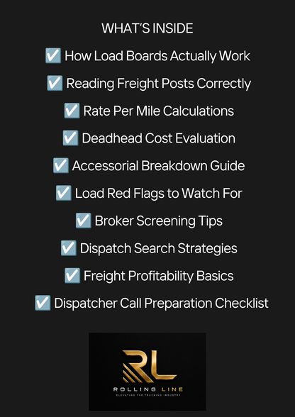 List of training topics with a logo at the bottom on a black background