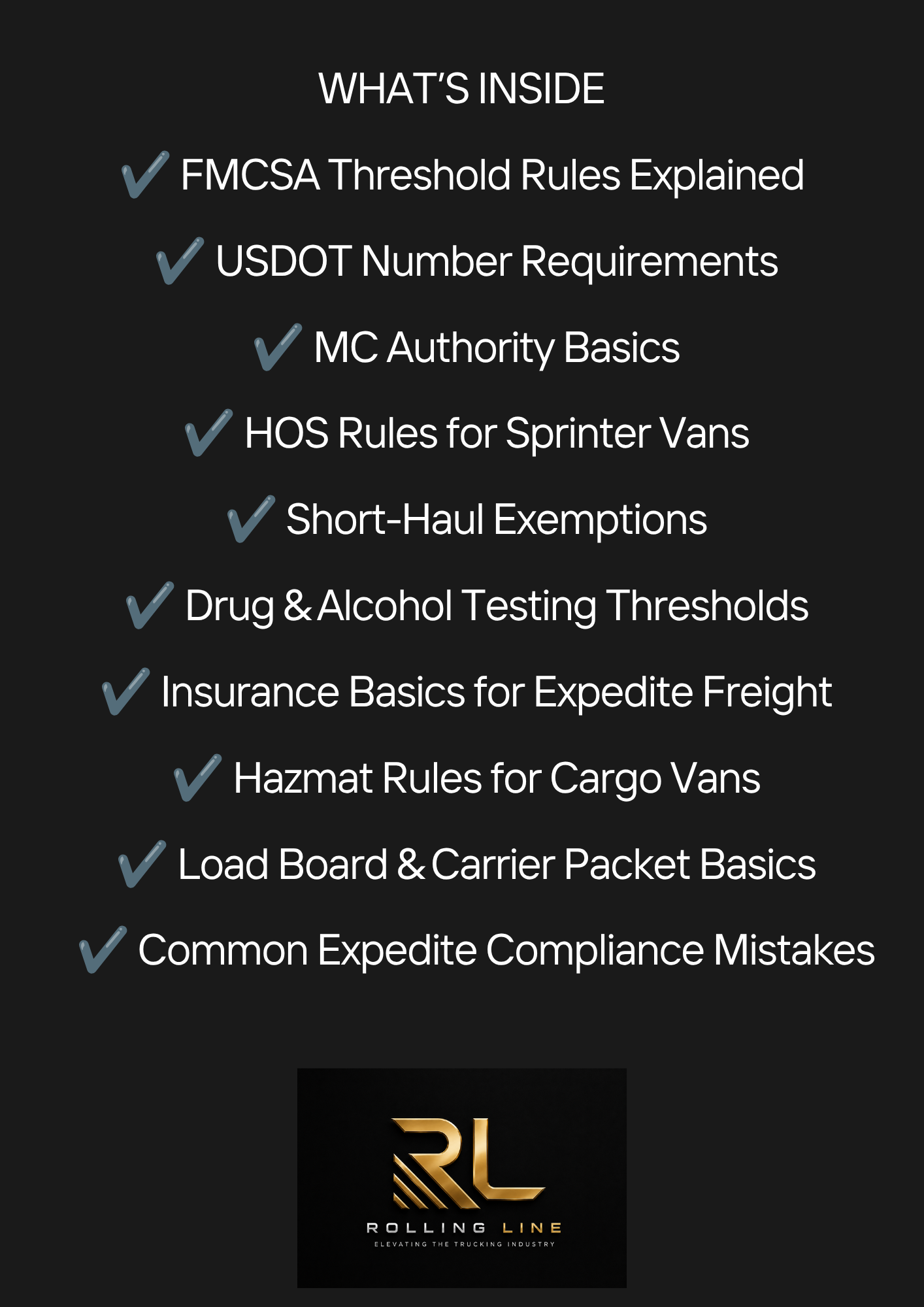 Sprinter Van Compliance Guide - Expedite Freight, FMCSA & DOT Rules