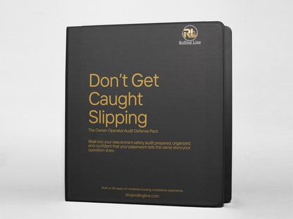 Don't Get Caught Slipping: The Owner-Operator Audit Defense Pack