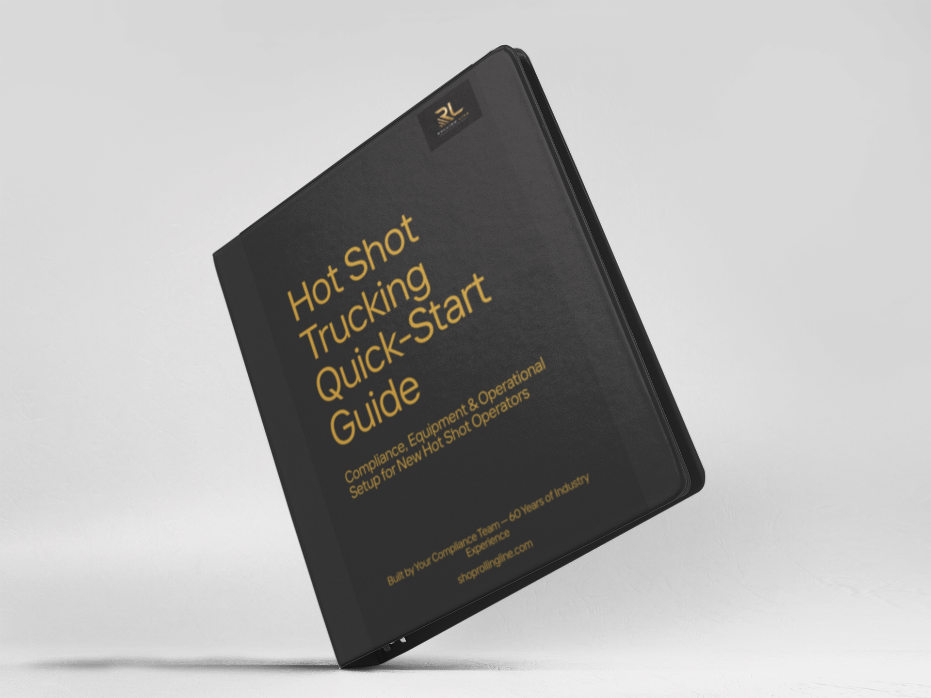 Black book titled 'Fleet Driver Qualification File Management System' on a white background