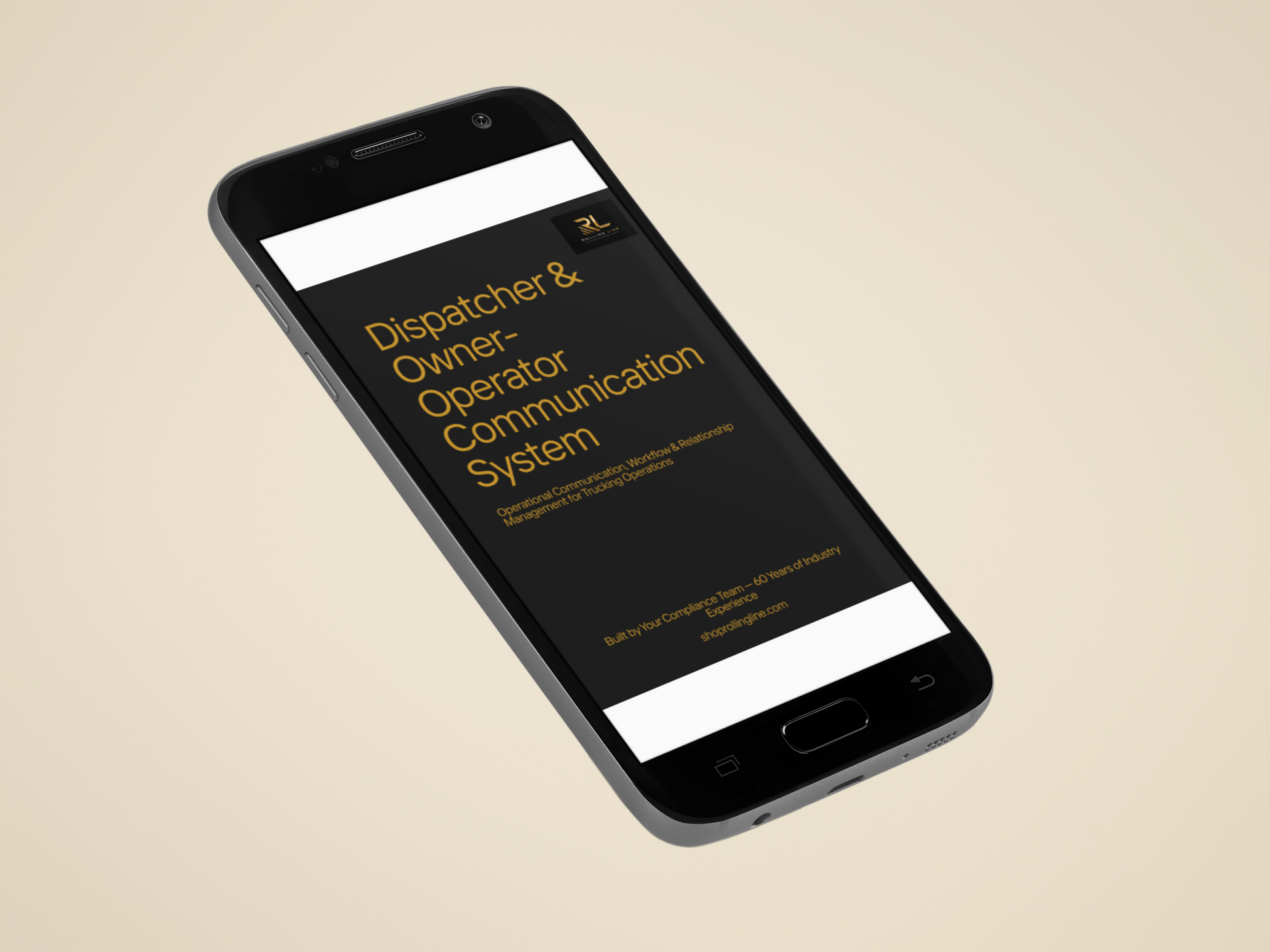 Dispatcher and Owner-Operator Communication Guide digital resource — Rolling Line